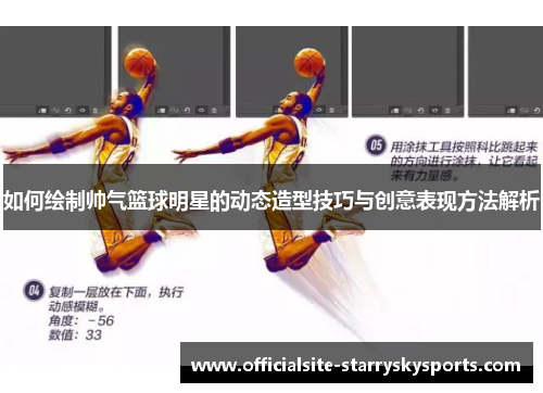 如何绘制帅气篮球明星的动态造型技巧与创意表现方法解析